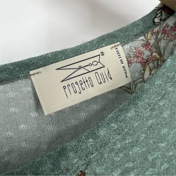Progetto Quid‎ Floral Tunic Top Made in Italy - Picture 5 of 10